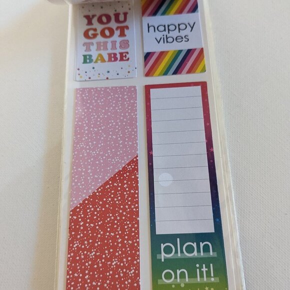 NWT Happy Planner 24pc Planner Babe Journaling Flip Stickers Write Inspo NEW HTF - Picture 3 of 9